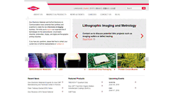 Desktop Screenshot of dowelectronicmaterials.com